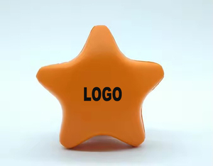 Jouets anti-stress amusants en mousse avec logo personnalisé, en forme d'étoile, pour soulager la pression et se détendre, balle anti-stress en PU pour enfants - Product Image 1