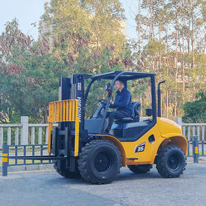 Hiakie 3.5טון חזק דיזל מחוץ לכביש רוסיה כל-שטח מלגזה - Product Image 3