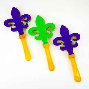 Clapet en plastique Mardi Gras personnalisé Mini Clapet de fête 7 pouces 11 pouces Fournitures de fête Cadeau de décoration Faveur de carnaval élégante - Product Image 6