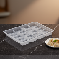 Op maat gemaakte luxe voedselveilige PP blisterverpakking, recyclebaar, 0,3 mm dik, voor chocoladesnacks, voor aangepast merk