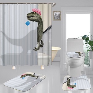 Drap <span class=keywords><strong>de</strong></span> bain 3d, ensembles <span class=keywords><strong>de</strong></span> salle <span class=keywords><strong>de</strong></span> bains avec <span class=keywords><strong>rideau</strong></span> <span class=keywords><strong>de</strong></span> <span class=keywords><strong>douche</strong></span> et tapis, drap <span class=keywords><strong>de</strong></span> <span class=keywords><strong>douche</strong></span> 3d bon marché - Product Image 4