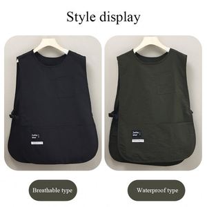 Waterproof Pocket Design Quick Release Buckle Sleeveless Unisex <b>Kitchen</b> Bar Cafe Cooking <b>Apron</b> - Product Image 3