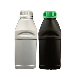 Paquet de 1L de baril d'huile en plastique HDPE de qualité industrielle avec poignée, adapté à l'huile moteur, l'antigel, l'emballage chimique - Product Image 1