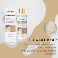 Vente flash : Tonique visage hydratant en profondeur, soin de la peau personnalisé, biologique, à base de son de riz, acide malique, céramide, éclaircit et apaise la peau