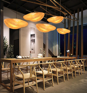 Lustre LED en bambou Firefly 3000K pour salon, chambre, îlot de cuisine, lustre de luxe en forme de branche pour villa - Product Image 4