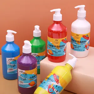 500Ml Hadiah Lukisan Anak Dapat Dicuci Bayi Graffiti Jari Cat untuk Anak-anak TK Diy Lukisan