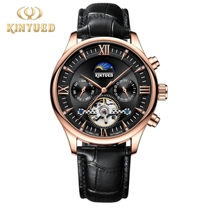 <span class=keywords><strong>KINYUED</strong></span> J087 <span class=keywords><strong>montre</strong></span> mécanique pour homme, montres-bracelets de luxe, squelette automatique, horloge pour homme - Product Image 2