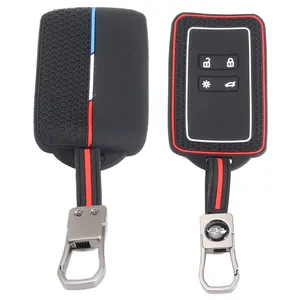 Cover per chiavi in silicone per Renault Austral Captur Arkana Koleos Zoe Scenic <span class=keywords><strong>Dacia</strong></span> Sandero <span class=keywords><strong>Duster</strong></span> Logan Jogger Kadjar Clio Megane - Product Image 1