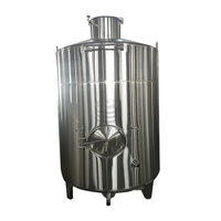 Cuve de mélange chauffée à chemise en acier inoxydable de fabrication chinoise avec agitateur et moteur, capacité de 1000L à 20000L, pour le mélange de produits chimiques