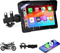 Navegador Inalámbrico Bestsonic de 7 Pulgadas con CarPlay, Pantalla Táctil Portátil Compatible con Android Auto, Ideal para Aventuras