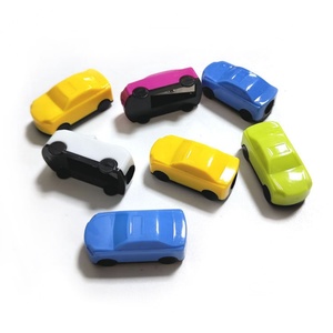 Colorful Cute Motor Shape <b>Plastic</b> Pencil Sharpener One-Hole Manual Pencil Sharpeners for School and Office - Product Image 5