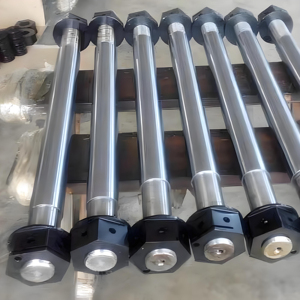 แกนเหล็กแข็งเคลือบโครเมียมแข็ง CK45/S45C ขนาด 16 มม. 800 มม. ตามมาตรฐาน JIS รางเลื่อนแบบเส้นตรงพร้อมมอเตอร์ไฮกราวน์ - Product Image 5