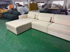 Sofá Seccional Modular de Lujo Moderno RH, Sofá de Tela para Sala de Estar, Sofás de Tela de Algodón para Muebles del Hogar - Product Image 5