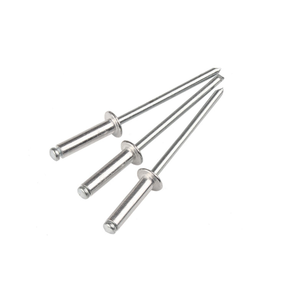 Fraisage de polissage de haute qualité en acier inoxydable A2 SS 304 SS316 INOX tête ronde extrémité ouverte <span class=keywords><strong>Rivet</strong></span> <span class=keywords><strong>aveugle</strong></span> DIN7337 - Product Image 5