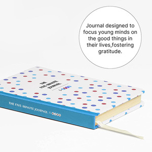 Carnets de Journal intime personnalisé avec Logo, pour enfants, couverture rigide, signature, Simple, guide quotidien, Journal de détente de 5 minutes - Product Image 5