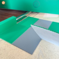 Panneau alvéolé modulaire en polypropylène avec support en feutre de 3 mm/5 mm pour salles d'exposition, haute capacité de charge