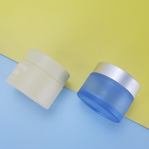 Luxury 5ml 10ml 15ml 1oz 50ml 2oz 100ml Skincare Face Cream Matte Custom Color Glass Cosmetic Jar With Lids - Product Image 3