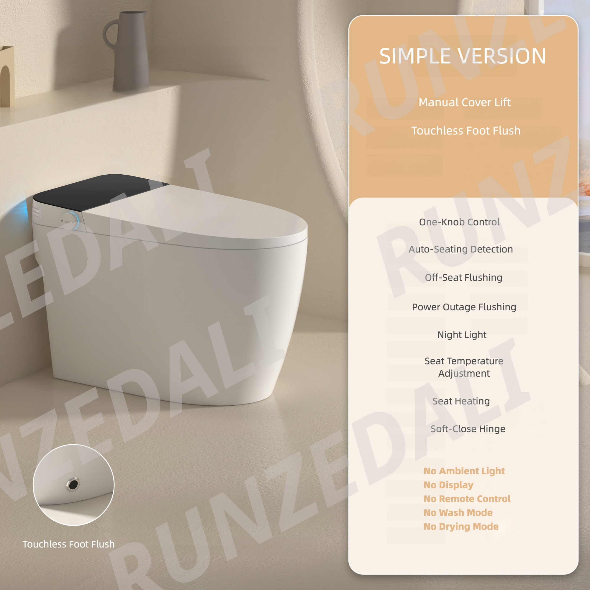 configuration simple (noir)