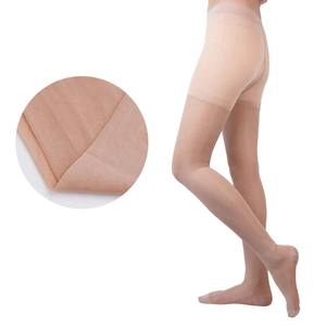 Chaussettes <span class=keywords><strong>de</strong></span> compression en collants solides taille haute avec bout ouvert <span class=keywords><strong>ou</strong></span> bout fermé collants d'hiver antibactériens tricotés - Product Image 6