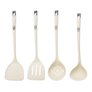 Ensemble d'ustensiles de cuisine en silicone, 3 pièces, résistants à la chaleur, à long manche, pour faire sauter, louche à soupe, cuillère ajourée, outils de cuisine - Product Image 3