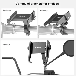 Odier Elektrische Scooter Stand Mount Beugel Voor Push Lock Fiets Mobiele Telefoon Ondersteuning Auto Motorfiets Stong E Fiets Mobiele Houder