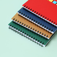 Ensemble de blocs-notes sur le thème des fenêtres avec notes adhésives, couverture en PU, carnet à spirales, impression de logo personnalisable, cadeau