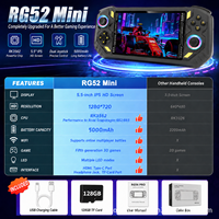 Console de jeu portable IPS 5,5 pouces RG52 Mini, lecteur de jeux vidéo rétro, 30000 jeux, WiFi, appareil de jeu portable pour enfants, cadeau