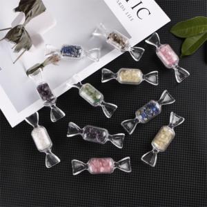 Fanshi sculpté à la main cristal bonbons dégringole pierres usine décoration de la maison modèle de guérison mascotte Premium ancienne catégorie de produit artisanat - Product Image 1