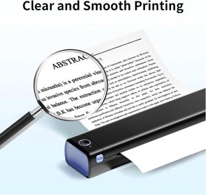 Rouleau de papier thermique A4 8,5''x6,5m, papier thermique pour imprimante thermique A4, format A4 pour documents à séchage rapide, notes d'étude - Product Image 4
