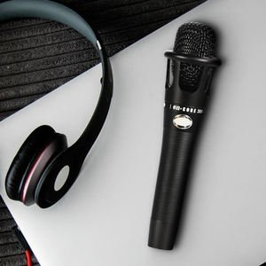 Microphone filaire professionnel de bureau Depusheng E300 noir pour karaoké en direct, <span class=keywords><strong>jeux</strong></span> vocaux - Product Image 2