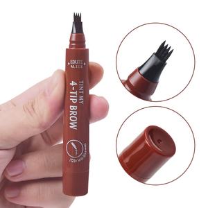 ปากกาเขียนคิ้วไมโครเบลดดิ้ง กันน้ำ หัวแฉก ติดทนนาน 5 สี โทนนู้ด เขียนเส้นบางเฉียบ ปากกาเขียนคิ้วแบบน้ำ - Product Image 3