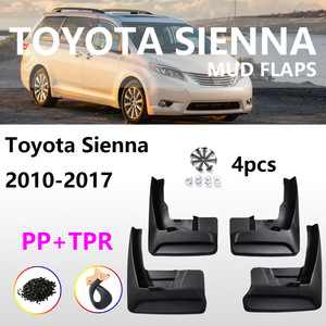 Guardabarros para Toyota Sienna 2010-2017, Deflectores de Plástico Negro para Neumáticos, Protección para Ruedas Delanteras y Traseras - Product Image 4