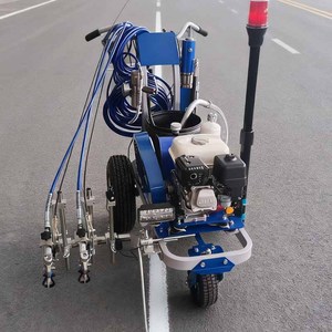 bibo Automatic Cold <b>Paint</b> Road Marking Machines Airless Line Striper Park Road Line Marking Machine - Product Image 6