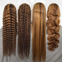 Pelucas de Cabello Humano Natural Vietnamita al por Mayor, Pelucas con Frente de Encaje HD de 30 y 40 Pulgadas, Pelucas de Cabello Natural Pre-arrancadas con Cutícula Alineada de Grado Salón