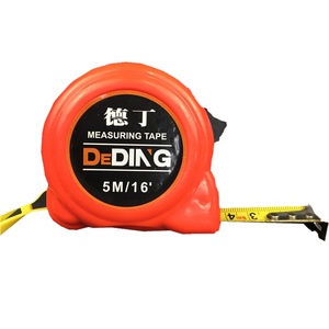 Metro a nastro retrattile Deding di alta qualità, metrico e in pollici, a doppia faccia con blocco automatico e logo personalizzato (3m/5m/7.5m) - Product Image 3
