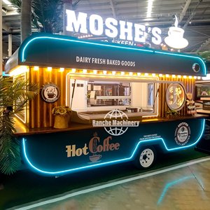 Kebab <b>BBQ</b> Food Trailer Mobile Kitchen French Fries Burger Pizza Food Truck with Griddle & Fryer - Product Image 6