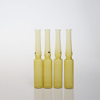 Vente en gros d'usine, ampoules en verre ambré transparent de 1 ml, 2 ml, 3 ml, 5 ml, 10 ml, ampoules vides pour injection pharmaceutique, flacon avec logo personnalisé