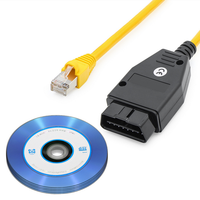 Cable de Interfaz de Codificación ESYS ENET para Escáner OBD de Plástico ICOM B MW Serie F con Software Completo
