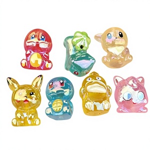 Perline in Resina da 28mm con Figurine di Animali Anime, Luminose al Buio, per Creazione di Gioielli e Braccialetti Fai-da-Te - Product Image 1
