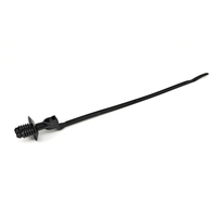Attaches de câble en nylon faciles à installer avec fixation rapide à poussoir pour trou ovale pour la gestion des câbles de voiture Attache de câble à montage de bord