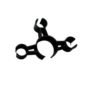 Vente en gros noir simple double <span class=keywords><strong>fontaine</strong></span> à glace bougeoir clip pour <span class=keywords><strong>bouteille</strong></span> de <span class=keywords><strong>champagne</strong></span> anniversaire cierge feux d'artifice fournisseur chinois - Product Image 1