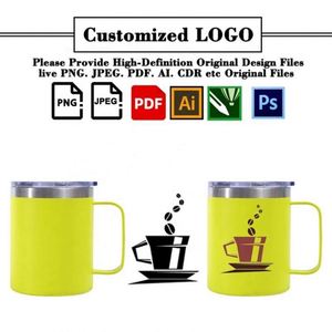 แก้วน้ำสแตนเลสพิมพ์โลโก้ตามสั่ง แบบสองชั้น สำหรับกิจกรรมส่งเสริมการขาย ของขวัญองค์กร ธุรกิจ พร้อมหูจับ - Product Image 2