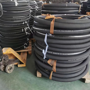 Tubo Flessibile Idraulico Industriale ad Alta Pressione 3/8" 3/4" Ingrosso Tubo Idraulico Intrecciato in Acciaio R1 R2 EN853 1SN - Product Image 4