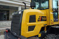 LUGONG T930 Alat Berat Multifungsi 4WD Baru Kapasitas Bucket 0.8 Cbm Wheel Loader Skid Steer Front Loader dengan Pompa untuk Dijual