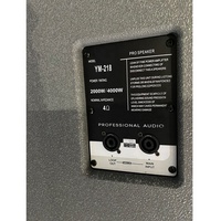 Distributeur en gros YM218, enceintes passives professionnelles à deux voies, caisson de basses de 18 pouces pour scène/bar