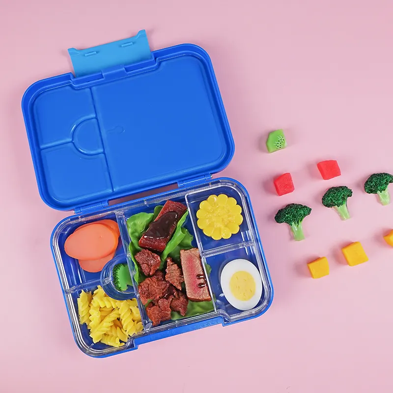 Bento kutuları yetişkinler için Bento yemek kabı çocuklar için çocuk-dayanıklı, için sızdırmaz On-the-Go yemek, BPA içermez
