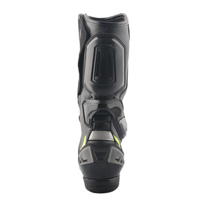 Bottes de moto en cuir respirant et ignifuge, vêtements de sport, bottes de moto durables, confortables et élégantes avec logo personnalisé - Product Image 3