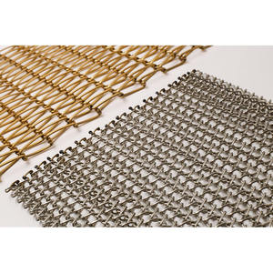 공장 직접 판매 금속 장식 메쉬 스테인레스 스틸 금속 짠 장식 메쉬 인테리어 파티션 메쉬 - Product Image 1