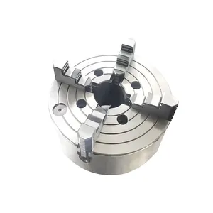 WISDOM Tool-Portabrocas de acero de alta precisión, resistente al desgaste, 4 mandíbulas, Portabrocas autocentrado de desplazamiento, mandril de torno para Metal