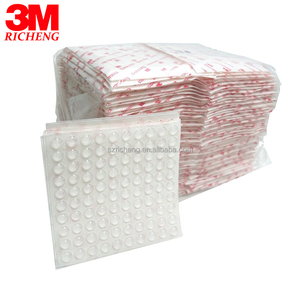 Tùy chỉnh chống trượt bumpons tự dính Silicone cao su Bumper Pads 100pcs mỗi tờ với <span class=keywords><strong>3M</strong></span> dính 10mm x 3mm bán vòng tròn - Product Image 6